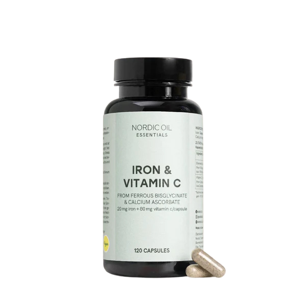 Rauta + C-vitamiinikapselit – 120 kapselia